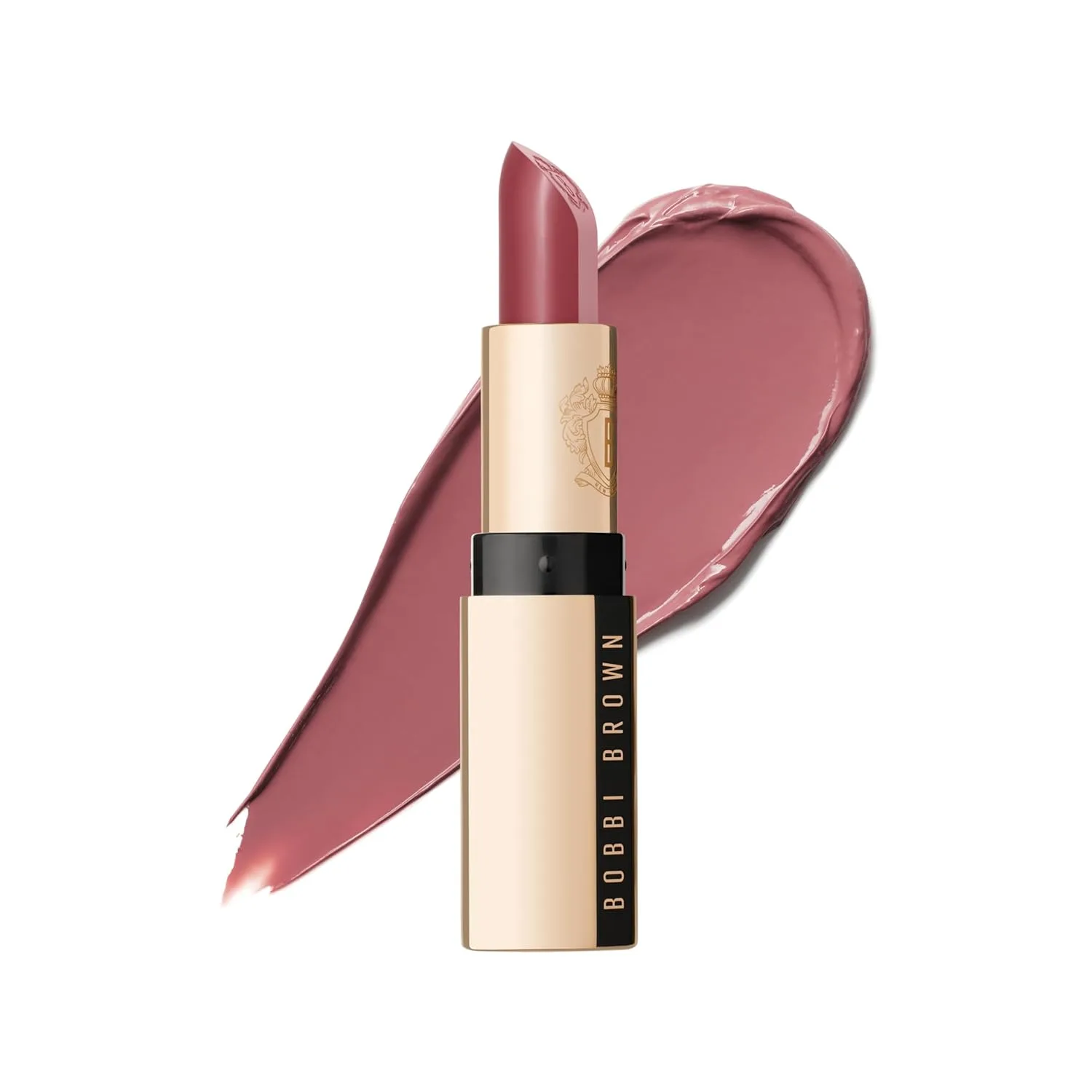 Помада Bobbi Brown Luxe | Яркая, ухаживающая за кожей помада для насыщенного сатинового финиша | Масло ромашки и воск из цветков жасмина, 0,12 унции, 03 Sandwash Pink (Beige pink)