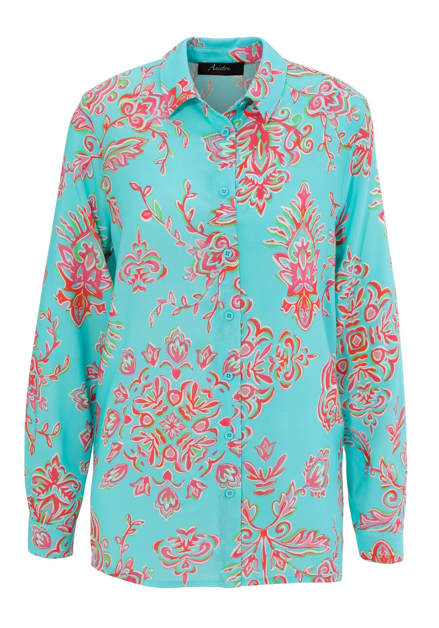 

Длинная блузка Aniston CASUAL Blouse, аква
