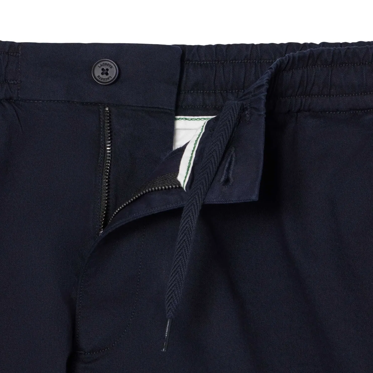 Бермуды из твила с эластаном Lacoste, темно-синий — фото 3