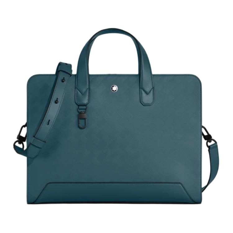 

MONTBLANC Кожаный портфель унисекс синий