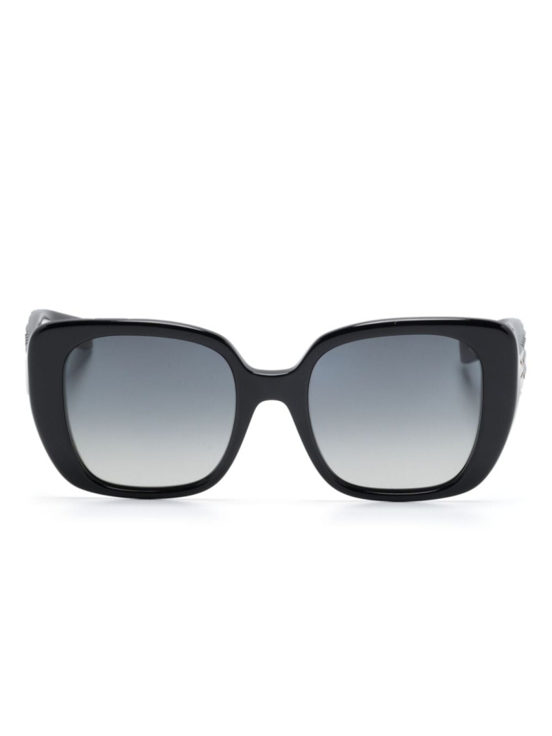 

Burberry Eyewear солнцезащитные очки в оправе 'бабочка', черный