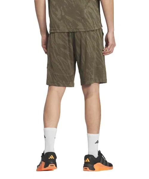 Мужские шорты adidas Tech Essentials Cool Touch Regular Fit камуфляжные синие — фото 2