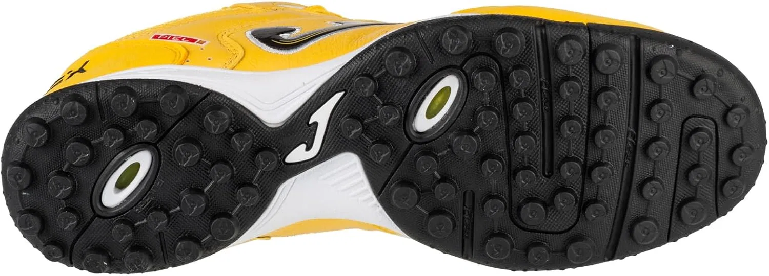 Мужские кроссовки для газона Joma Top Flex 2528 TF TOPS2528TF, желто-черные — фото 4