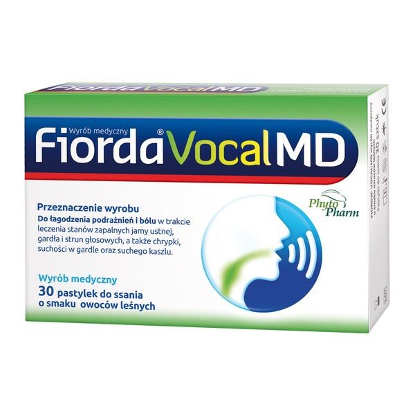 

Fiorda Vocal MD Smak Owoców Leśnych леденцы, 30 шт.