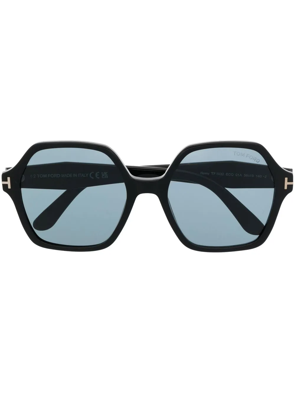 

Солнцезащитные очки в квадратной оправе TOM FORD Eyewear, черный