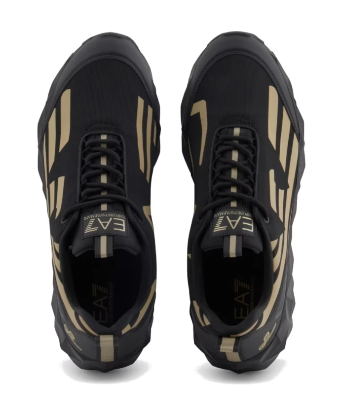 Черные низкие кроссовки x8x217xk433r969 Emporio Armani Ea7, черный — фото 2