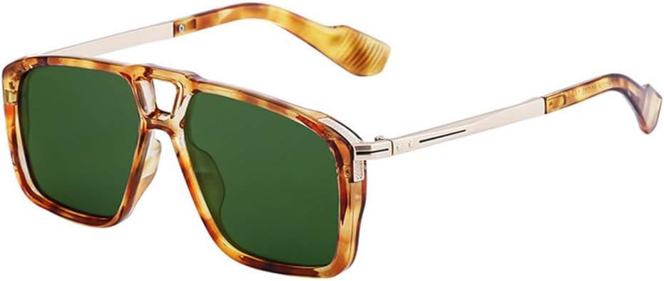 

Мужские солнцезащитные очки MUTYNE Retro Square, модные женские солнцезащитные очки для активного отдыха, мужские зеркала для вождения и езды, защита от УФ-излучения UV400, Leopard