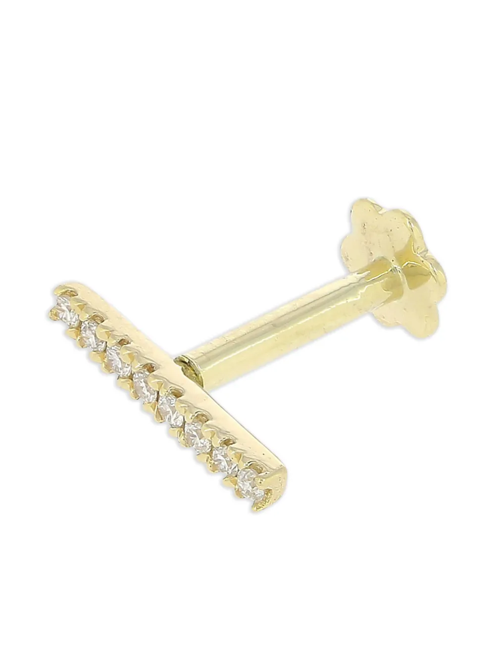 

Серьга Macha из желтого золота 14 карат с бриллиантом The Wild Jwls, золотой