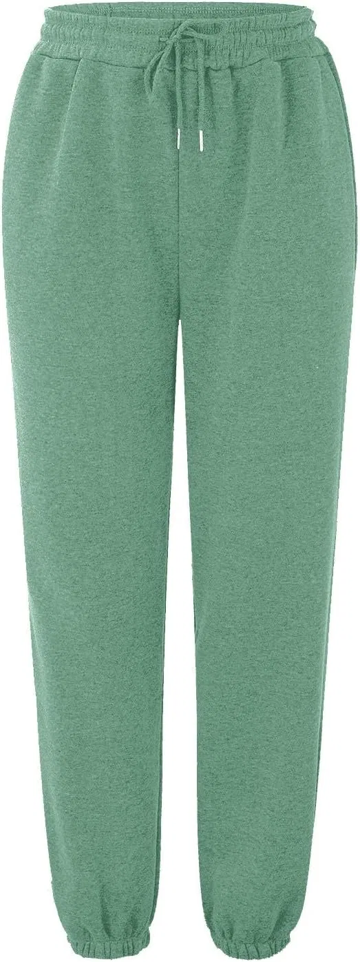 Спортивные брюки женские с карманами, на высокой талии, свободные, Cinch Bottom, A03_mint Green — фото 3