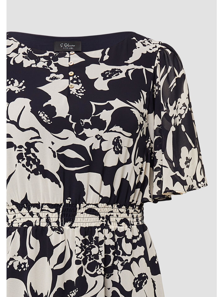 

Длинное платье s.Oliver BLACK LABEL, синий