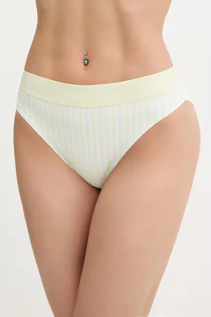Купальник раздельный фигурные плавки Calvin Klein, зеленый