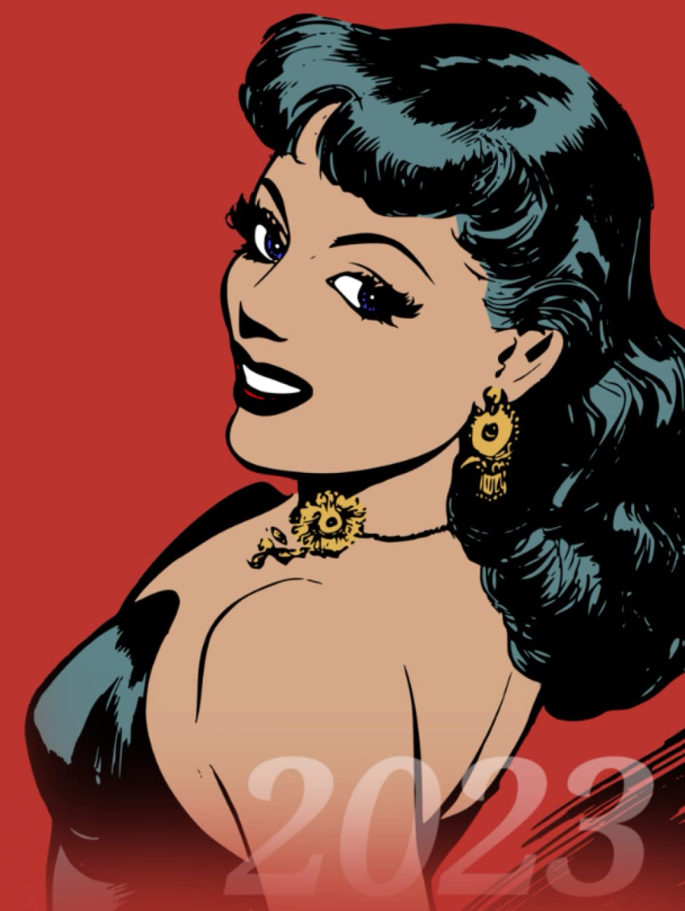 

2023 Daily Planner Pinup girl: A4 page per day (Independently published)