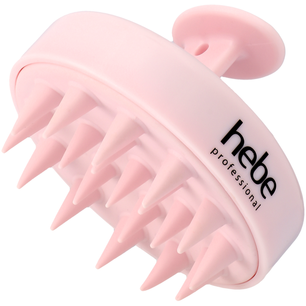 

Щетка для мытья волос и массажа головы, розовая, 1 шт. Hebe Professional Shampoo brush