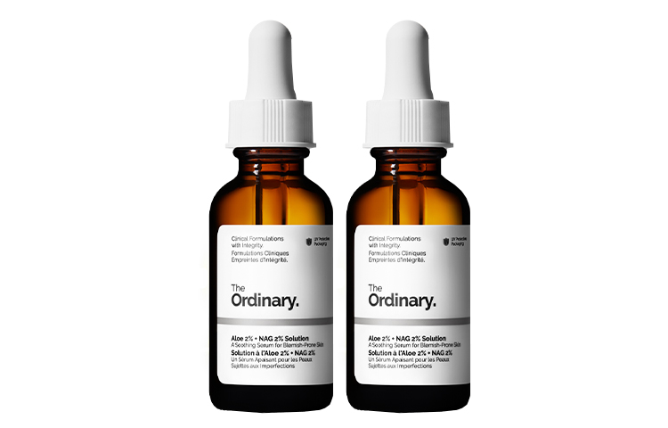 Успокаивающая сыворотка для лица The Ordinary Aloe 2% + NAG 2% Solution, 30 мл*2 — фото 2