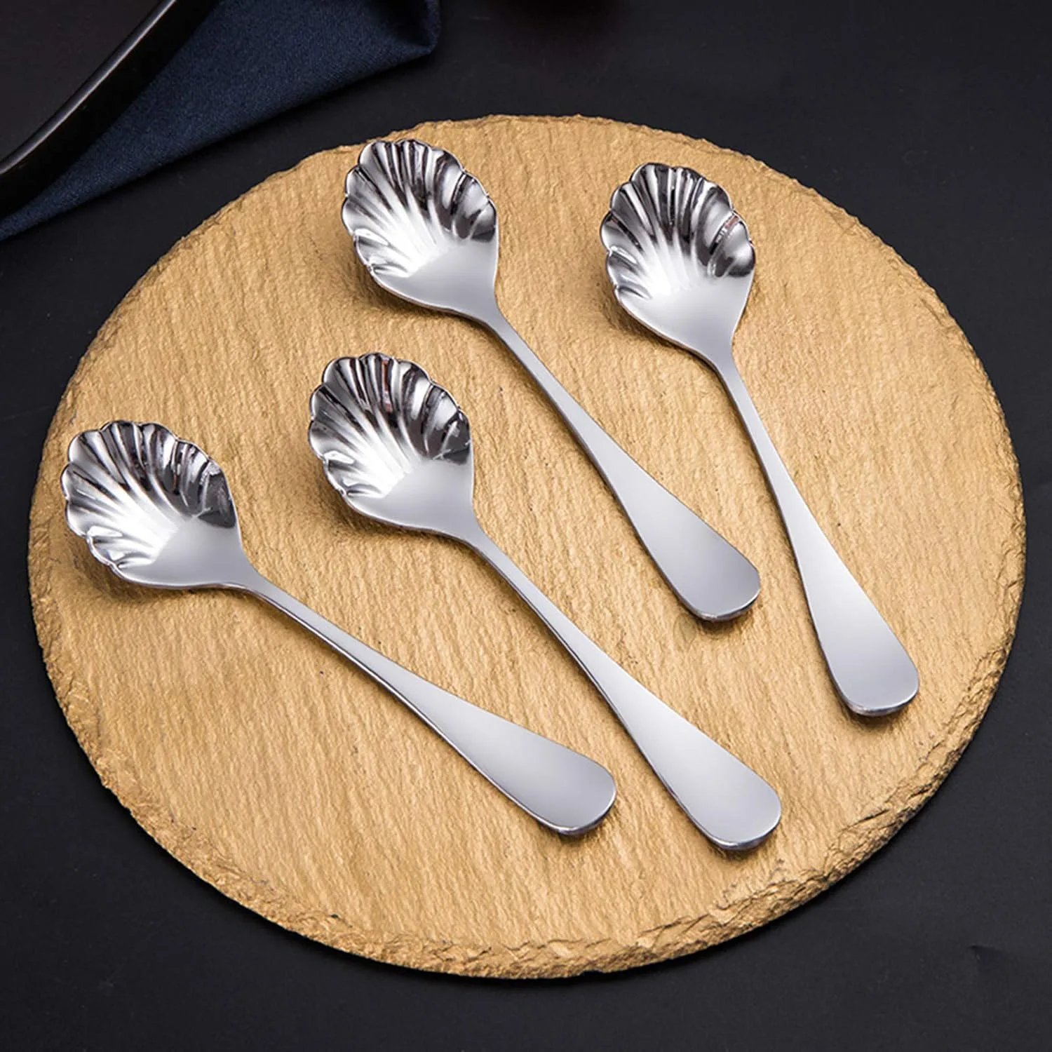 Ложка десертная Reheyre, Latte Spoon, из нержавеющей стали, зеркальная полировка, форма чаши, серебристый — фото 2
