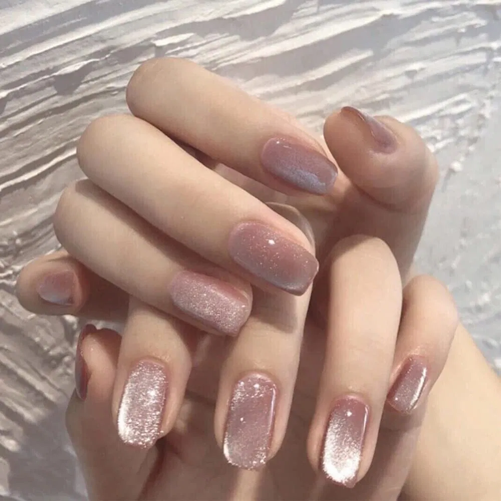 Накладные ногти с матовым узором, 24 шт. ‎Xushiwanju