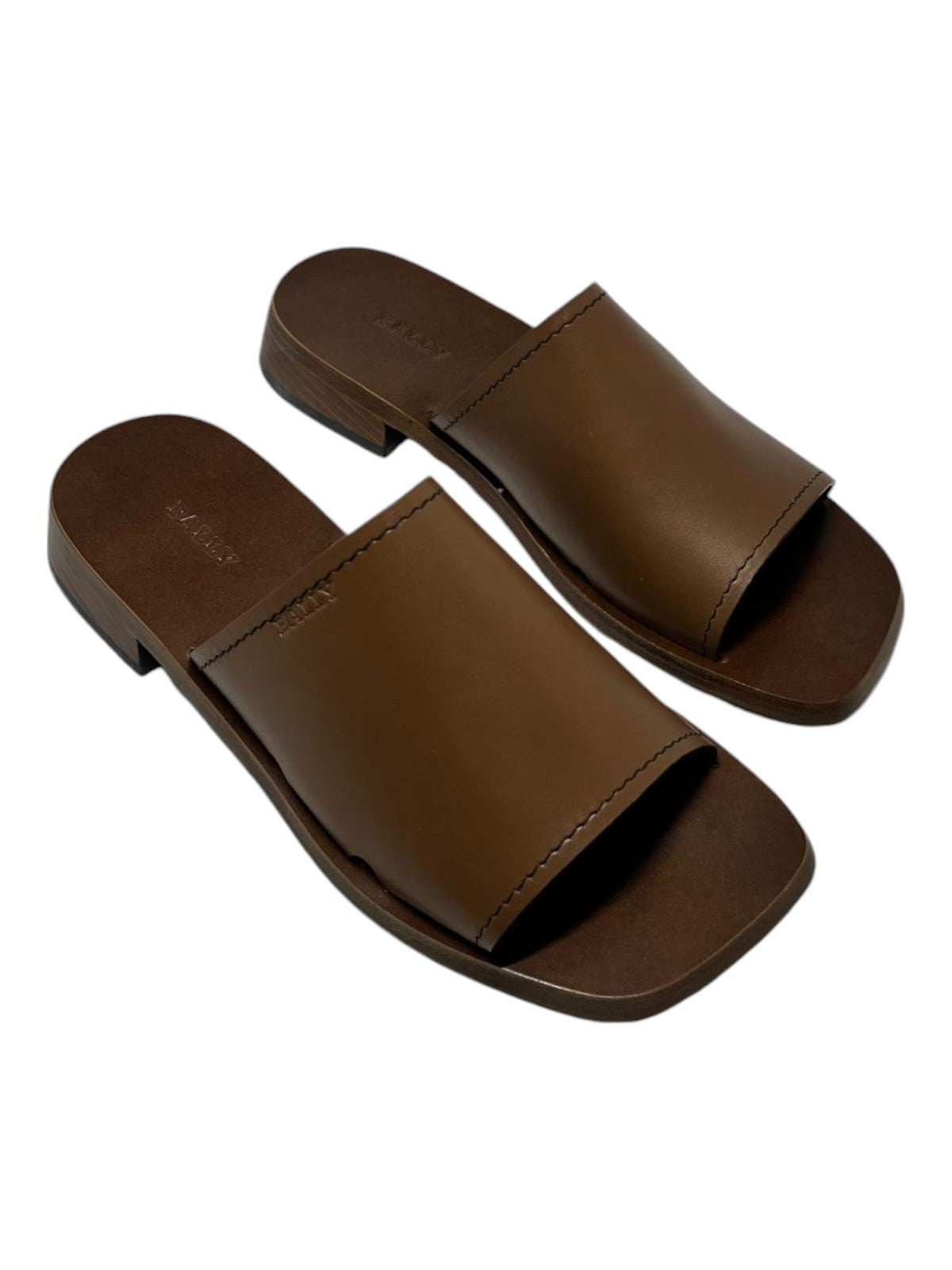 Bally Ofera 6225849 Женские ковбойские туфли на плоской подошве из гладкой кожи, коричневый — фото 2