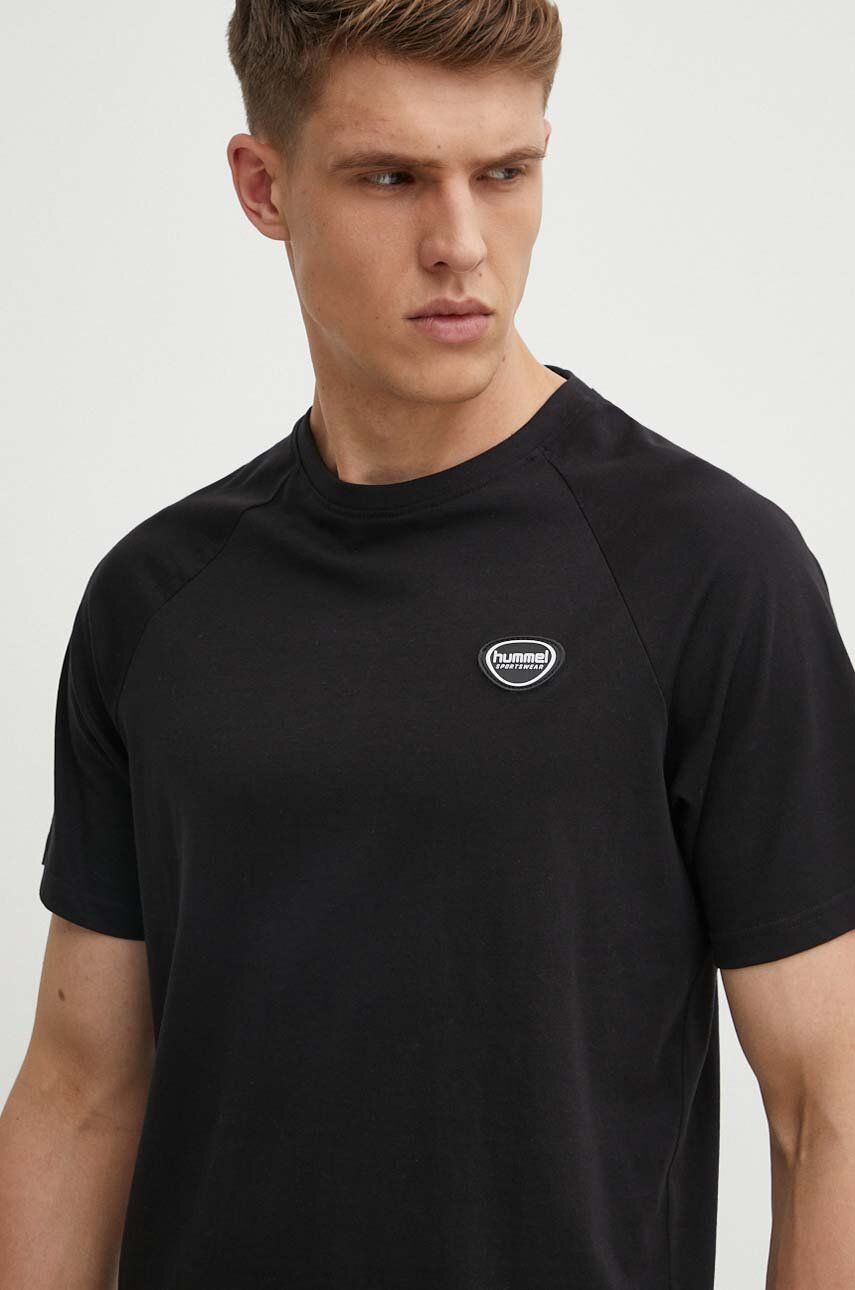 

Хлопковая футболка hmlLGC KAI REGULAR HEAVY T-SHIRT Hummel, черный