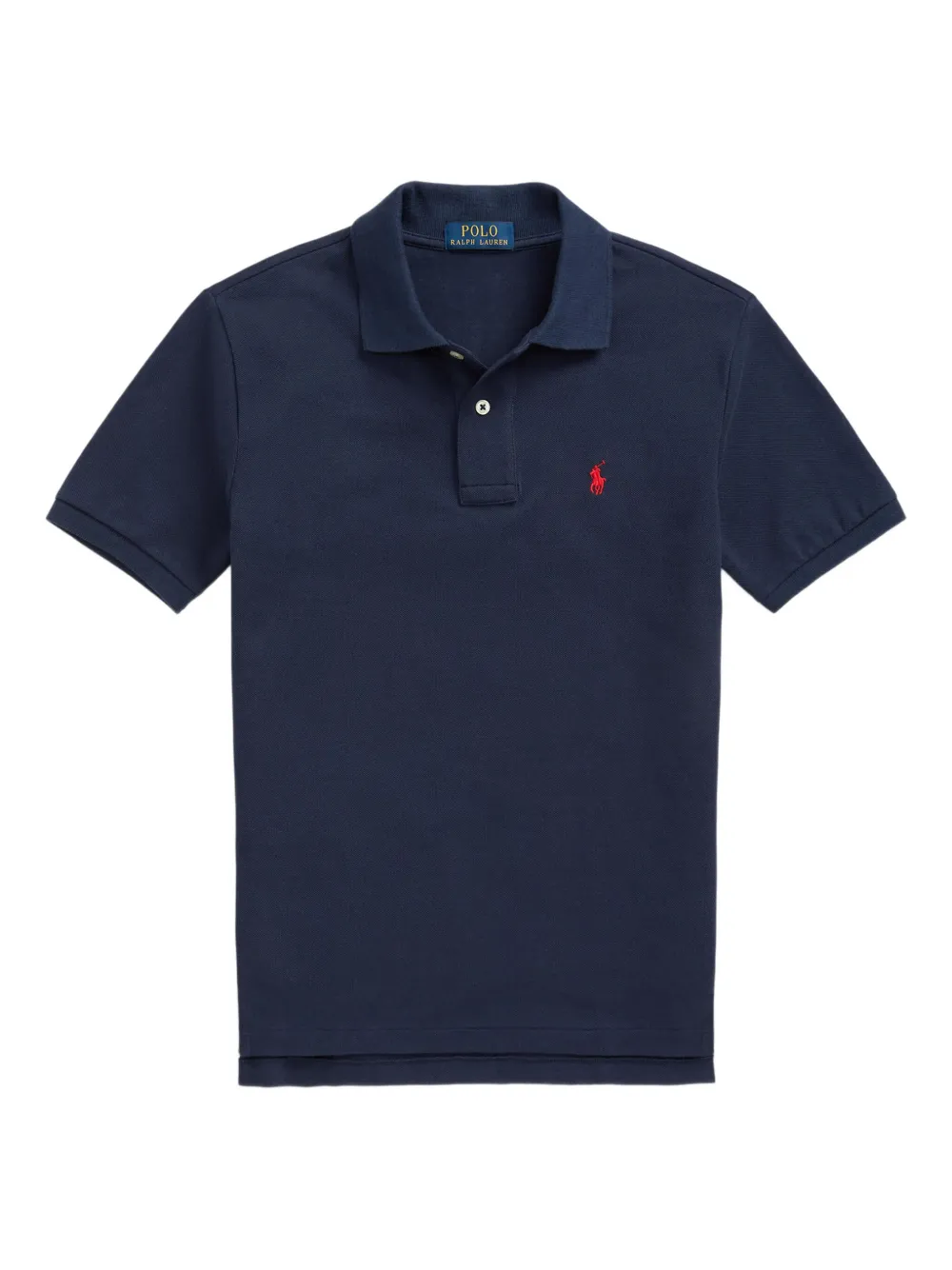 

Рубашка поло с вышивкой Polo Ralph Lauren Kids, синий