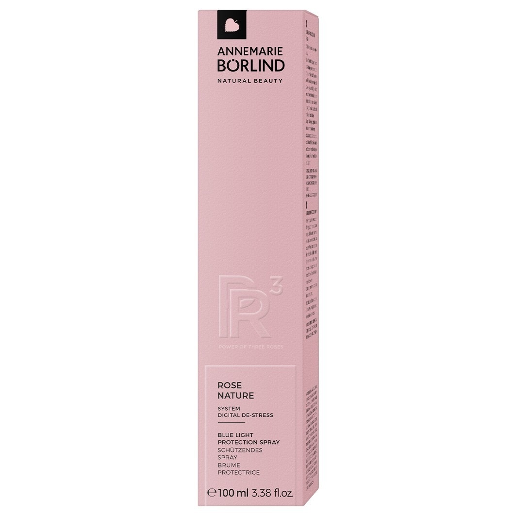 Спрей для лица rose nature blue system digital de-stress light protection spray Annemarie Boerlind, объем 100 мл — фото 2