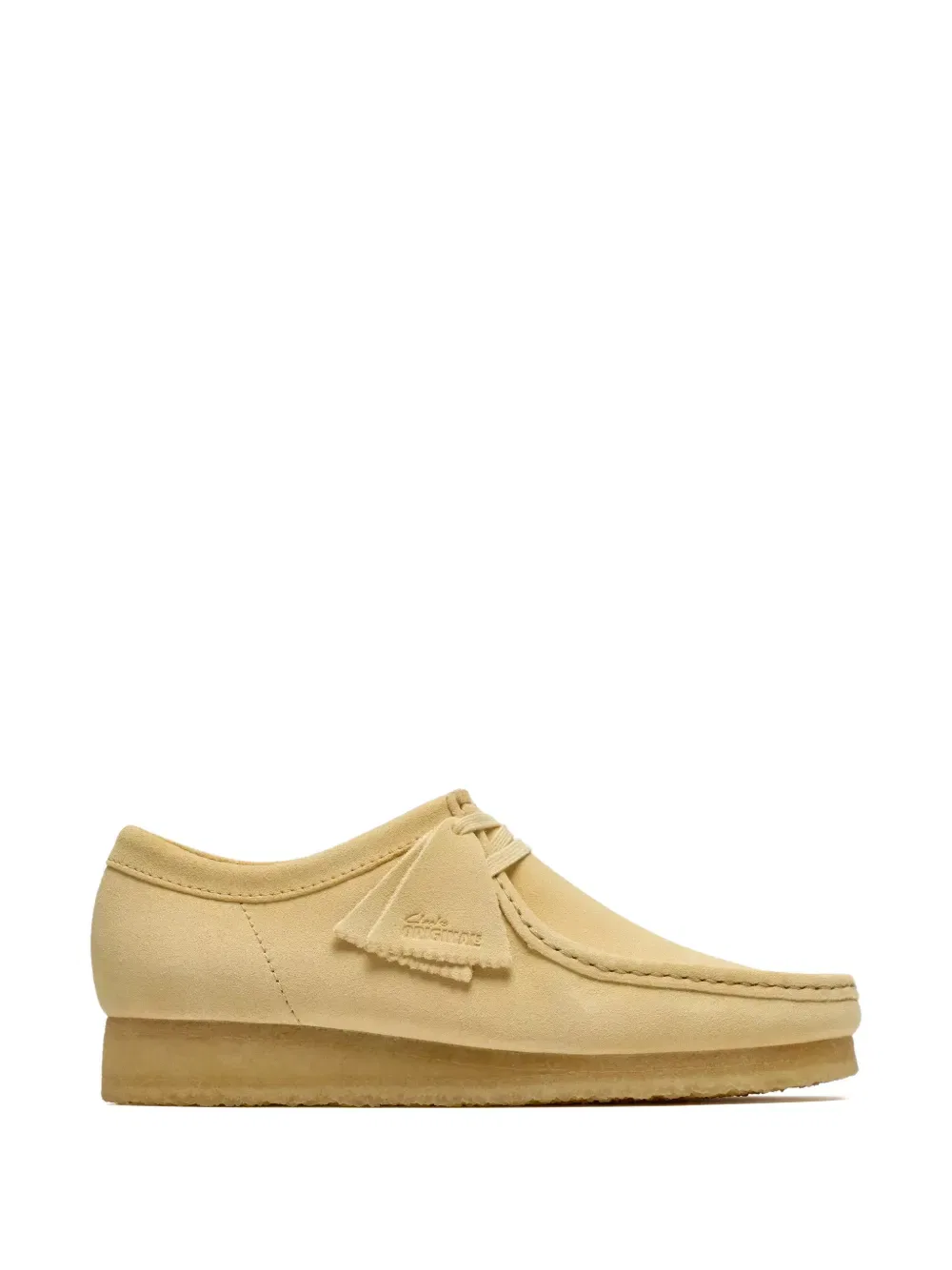 Ботинки Wallabee на шнуровке для пустыни Clarks Originals, желтый