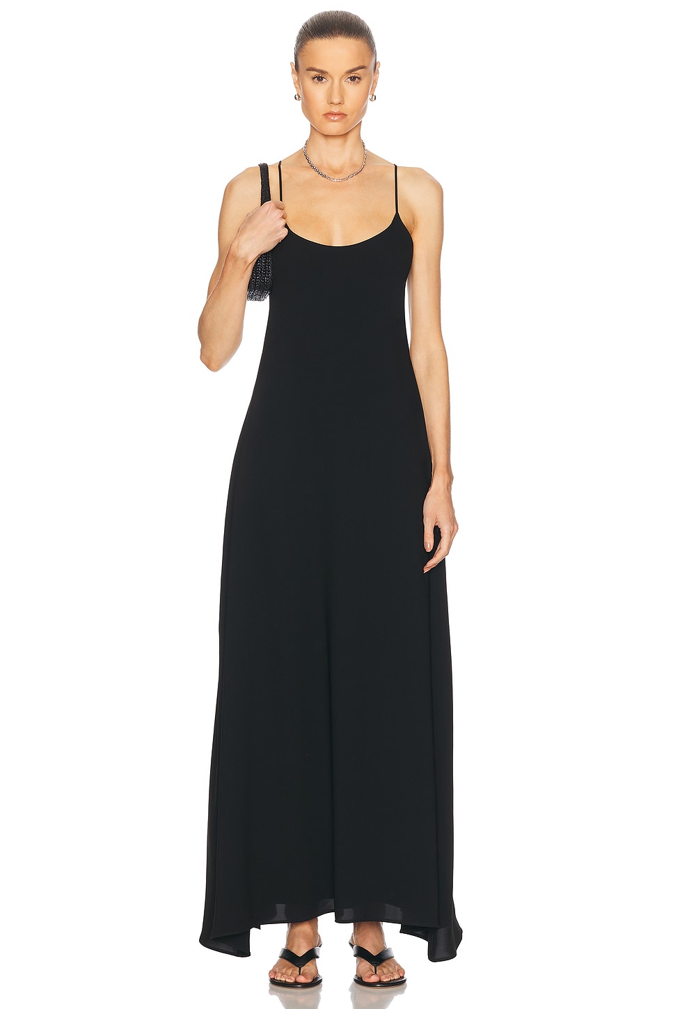 

Ari Scoop Neck Длинное платье Leset, Black