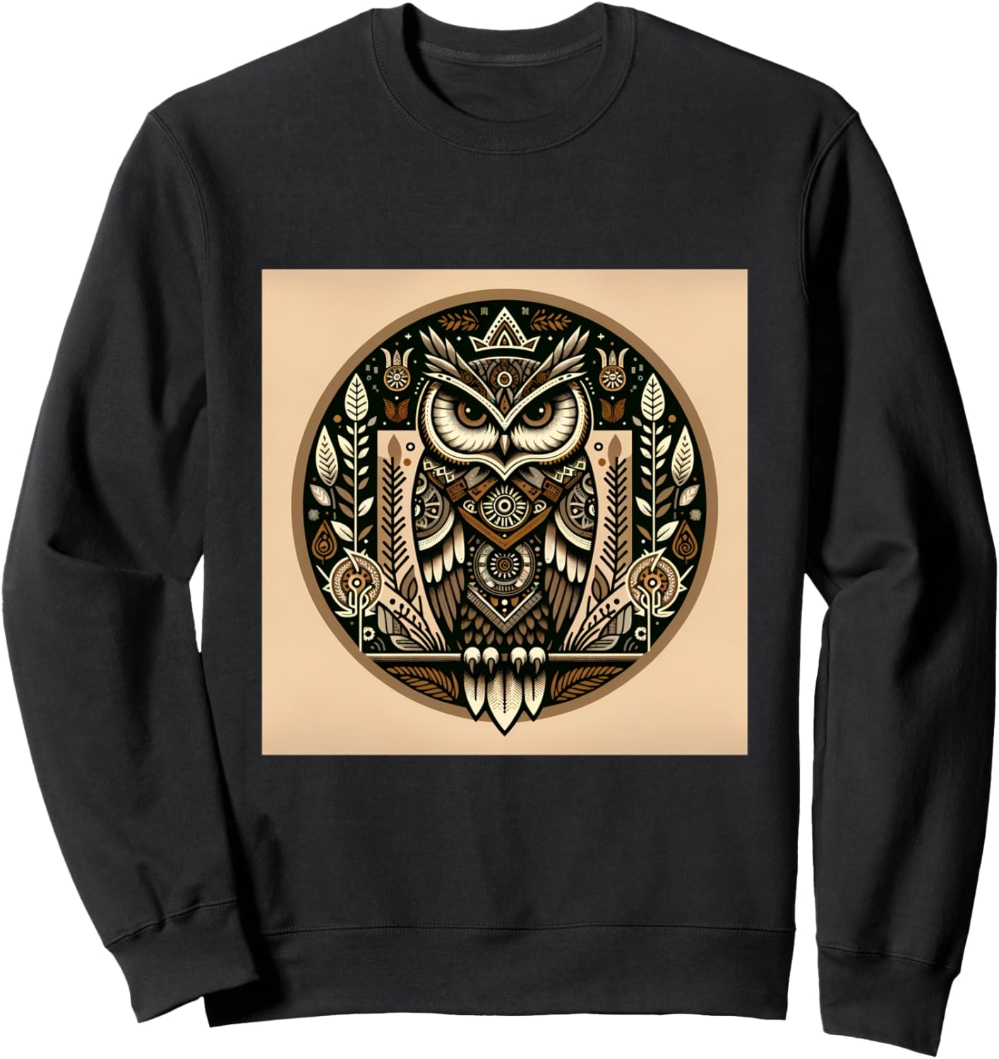 

Толстовка древнегреческая сова, яркая птица, гик, бохо, природа Owl Gifts And Shirts, черный