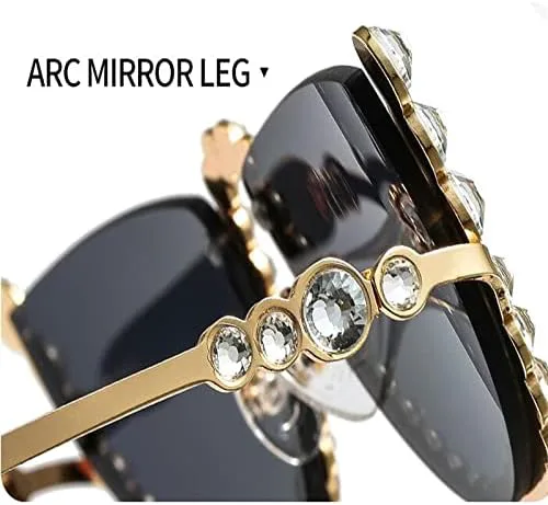 

Стиль оправы. Женские очки с полуободковыми линзами, устойчивыми к УФ-излучению. Женские солнцезащитные очки с бриллиантовой инкрустацией MTZJH, One Size