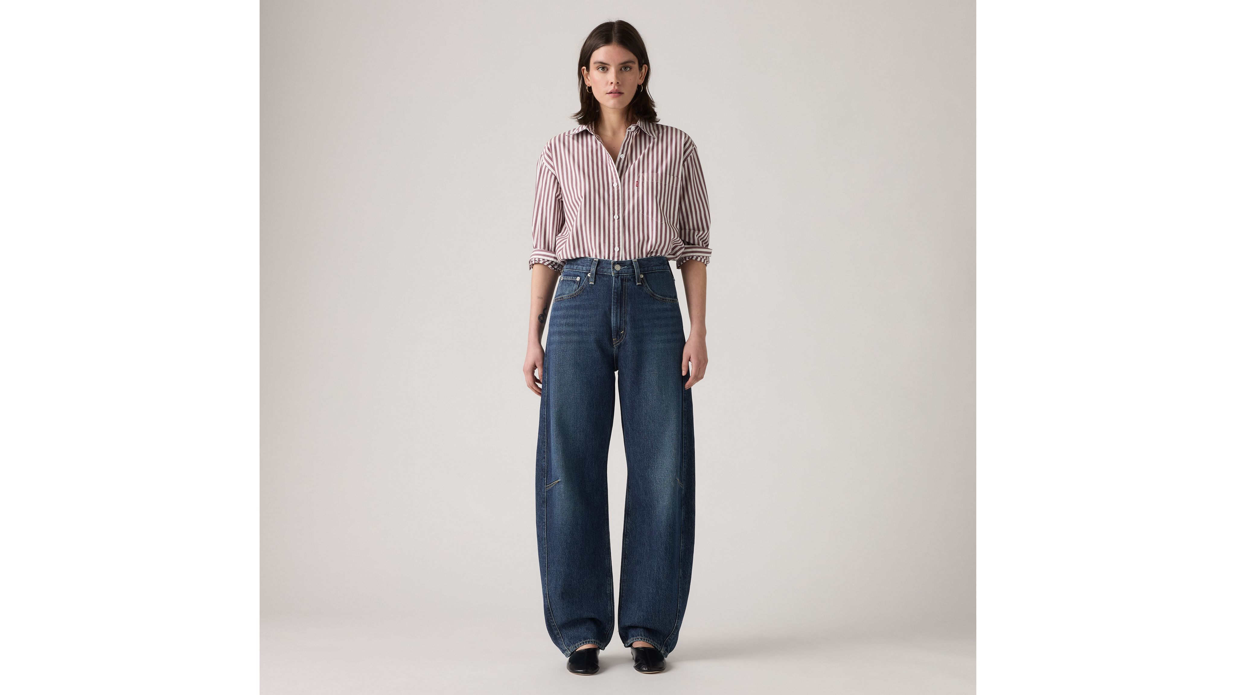 Женские джинсы Cinch Barrel Levi's, New Shades - Dark Wash — фото 2