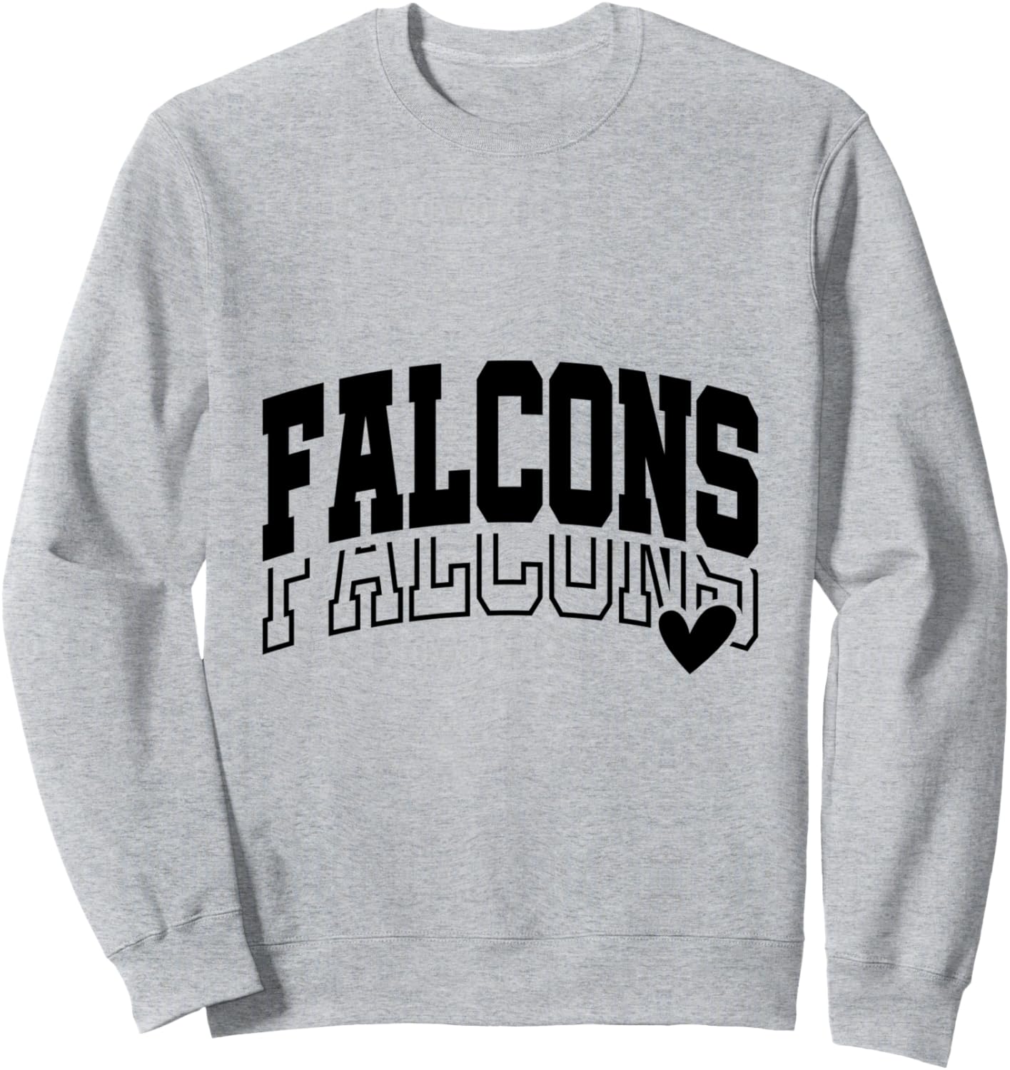 

Толстовка с дизайном Соколиное сердце Falcon Heart Wear, серый