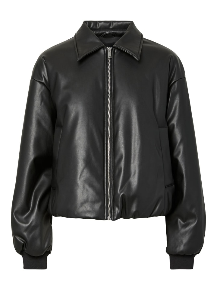 

Pieces Куртка-бомбер черного цвета