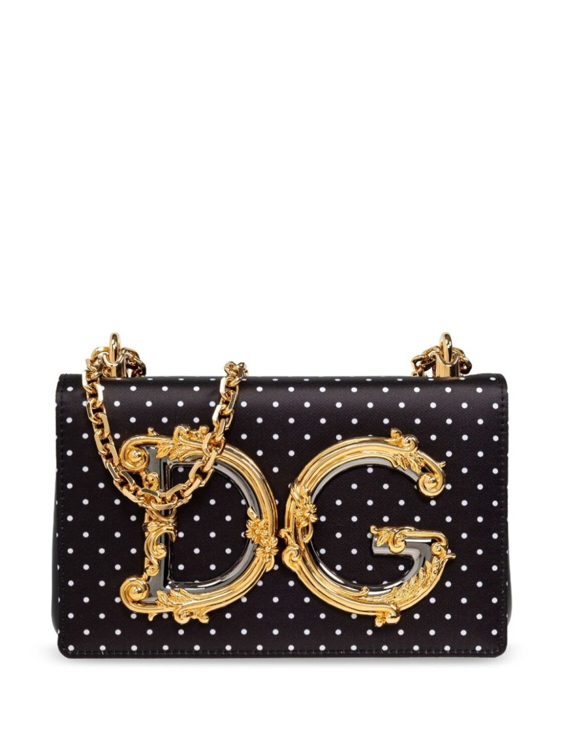 

Dolce & Gabbana маленькая сумка через плечо DG Baroque, черный