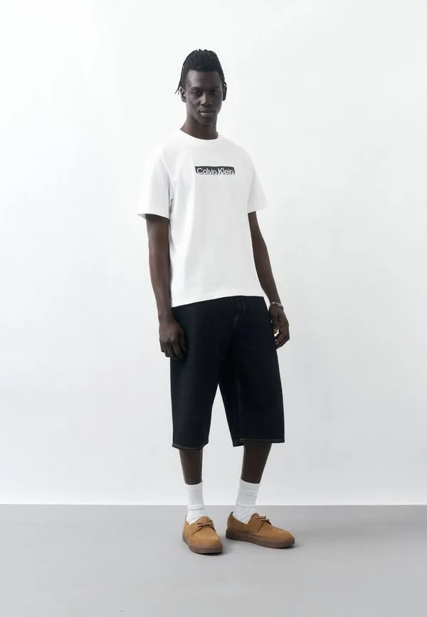 Футболка с графическим принтом Calvin Klein, Bright White — фото 2