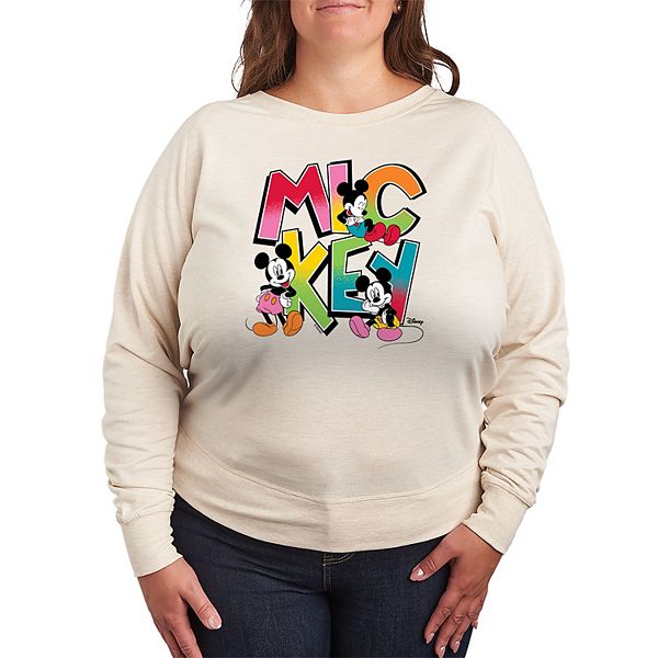 

Футболка с длинным рукавом Mickey Mouse из французского махрового терри Disney, Beige