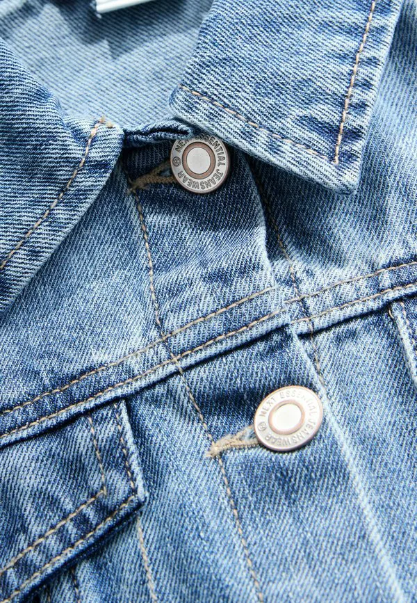 Классическая джинсовая куртка в стиле вестерн Next, Mid Blue Denim — фото 2