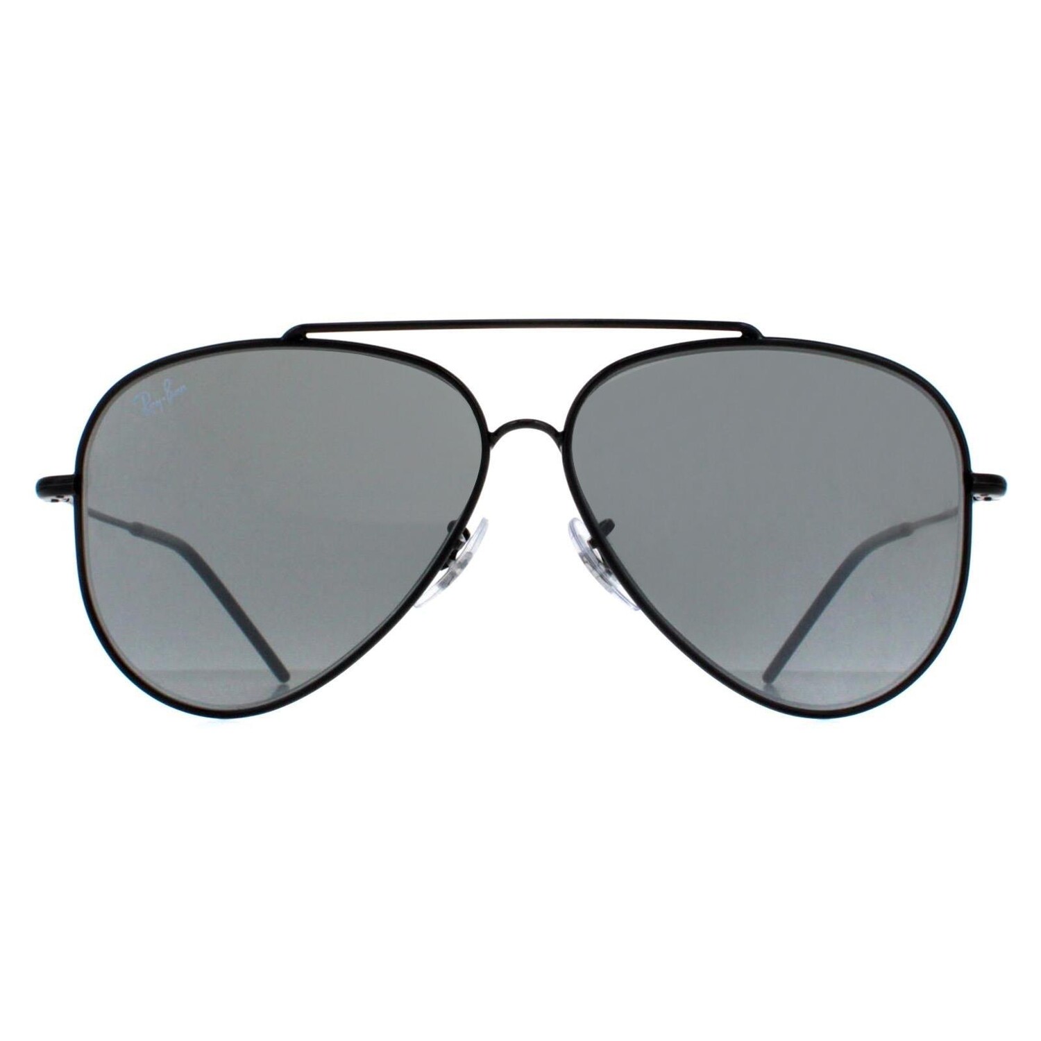 

Зеркало Aviator черно-серебристое RB0101S Aviator Reverse Ray-Ban, черный