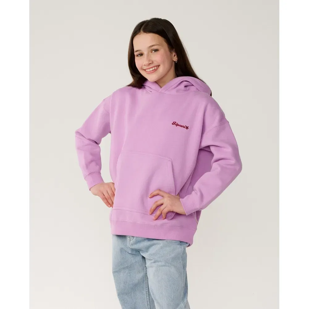 Детский худи для девочек с принтом Sunkissed Search Rip curl, Purple — фото 3