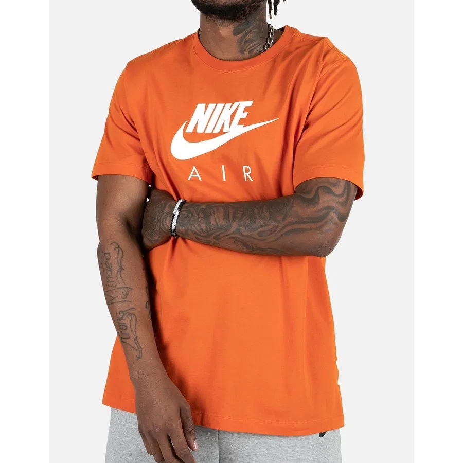 Футболка спортивная с принтом Nike Air Hbr 2, Nike, Оранжевый