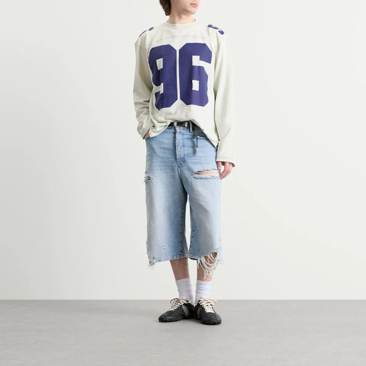 Лонгслив с длинным рукавом Exfold Acne Studios, Oat Beige — фото 4