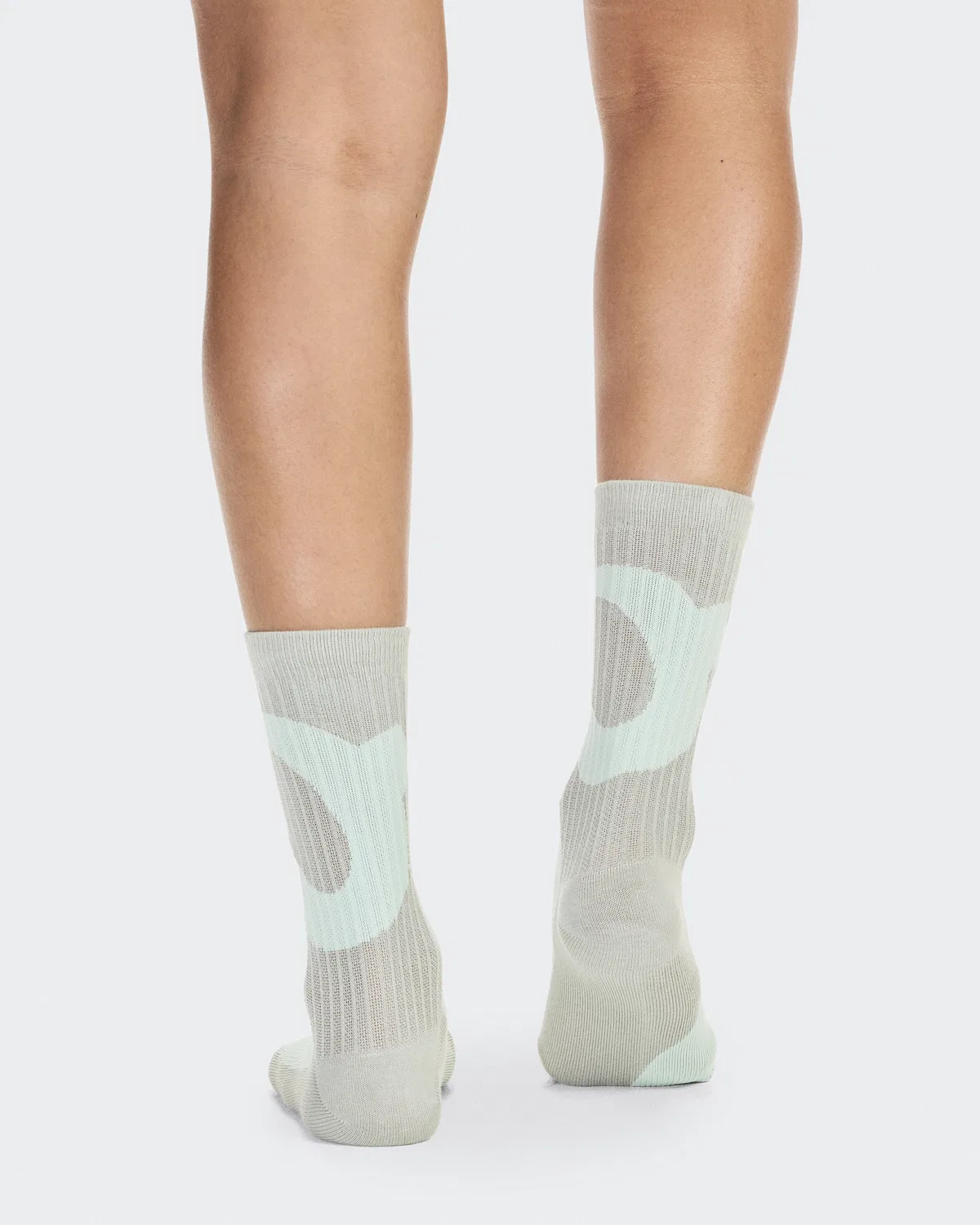 Детские носки с архитектурной поддержкой, комплект из двух пар, Liquid Logo Sock High, On, Ivory Tin — фото 4