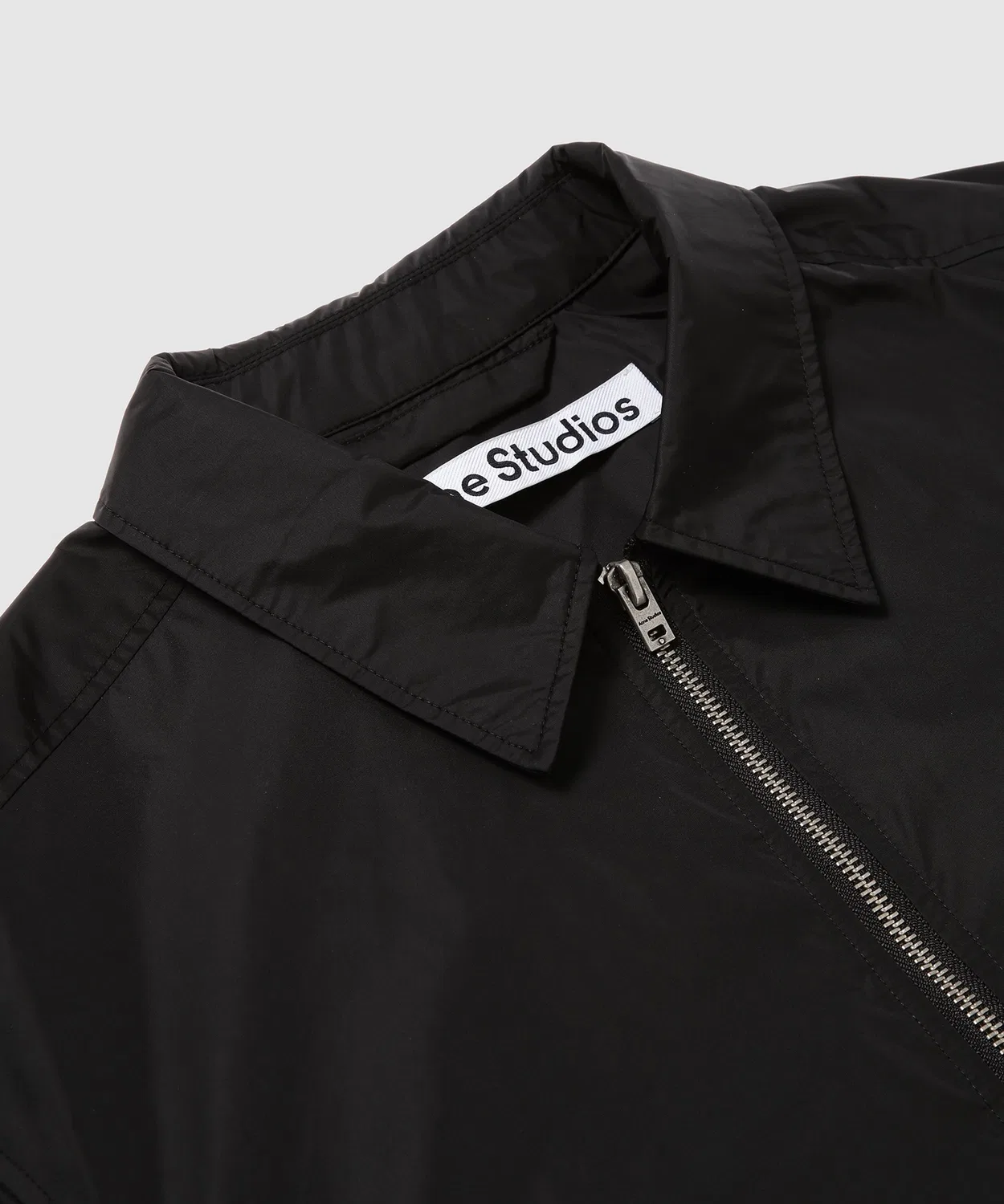 Мужское пальто из легкого нейлона с воротником Acne Studios, Lilac — фото 3