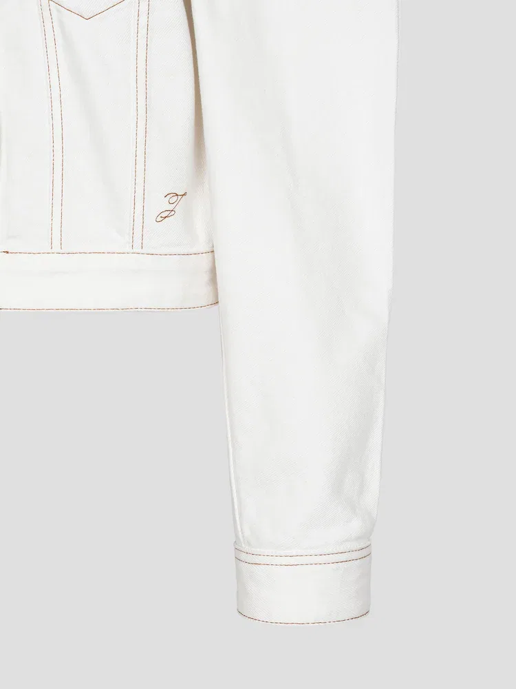 Жакет Ovalo JACQUEMUS, White — фото 4