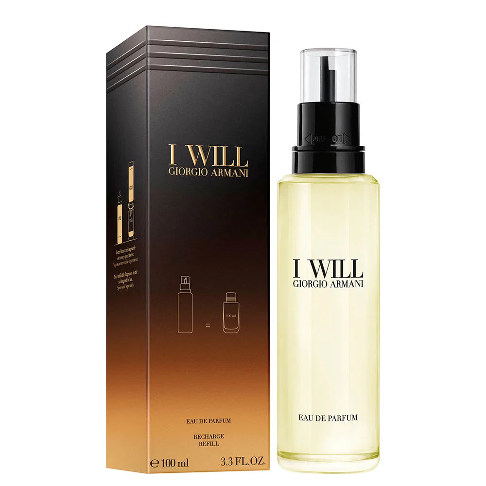 Парфюмерная вода-рефилл Giorgio Armani I Will, 100 мл, с нотами ванили и кожи Giorgio Armani — фото 2