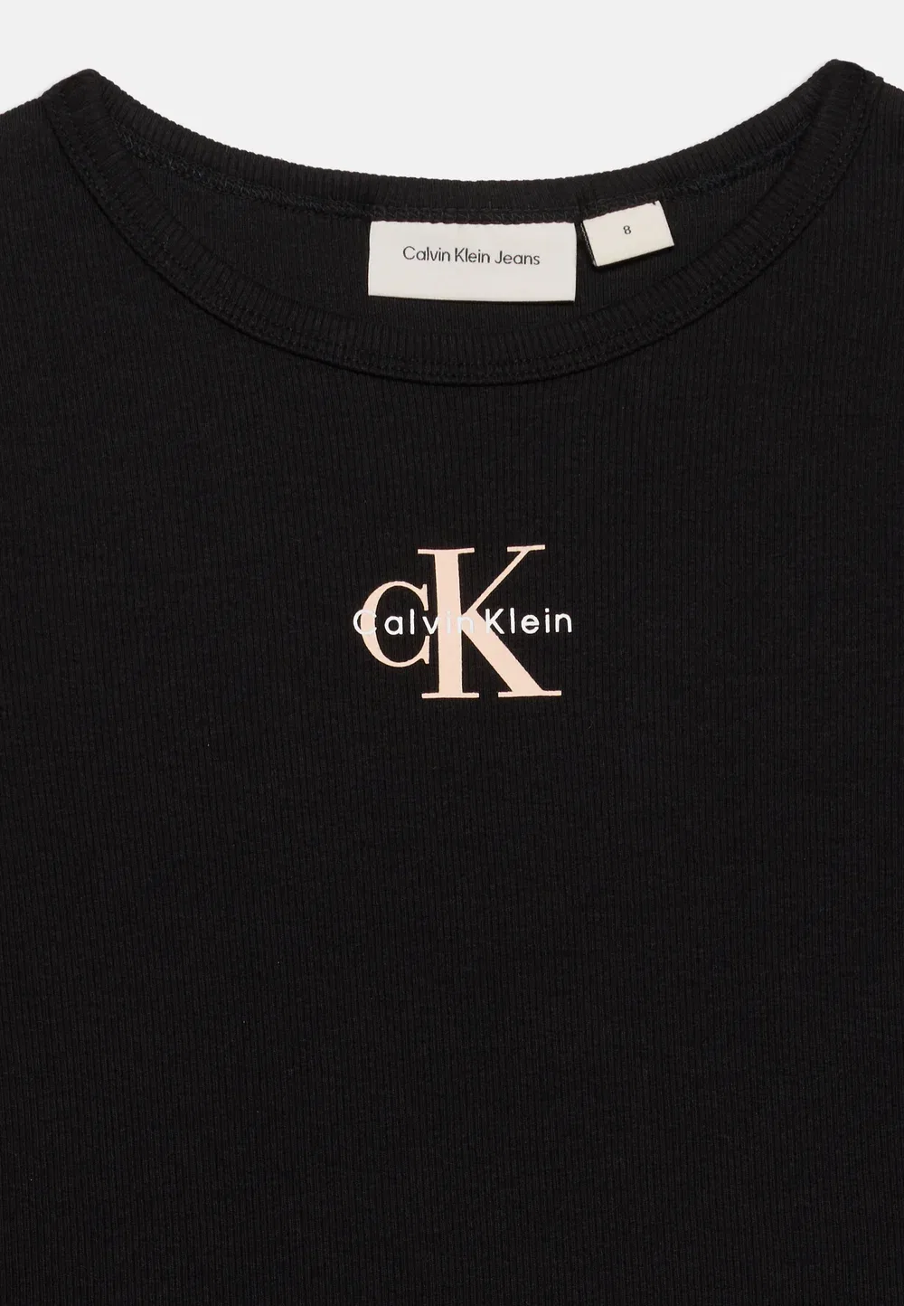 Монолог - футболка с длинными рукавами Calvin Klein Jeans, Black — фото 4