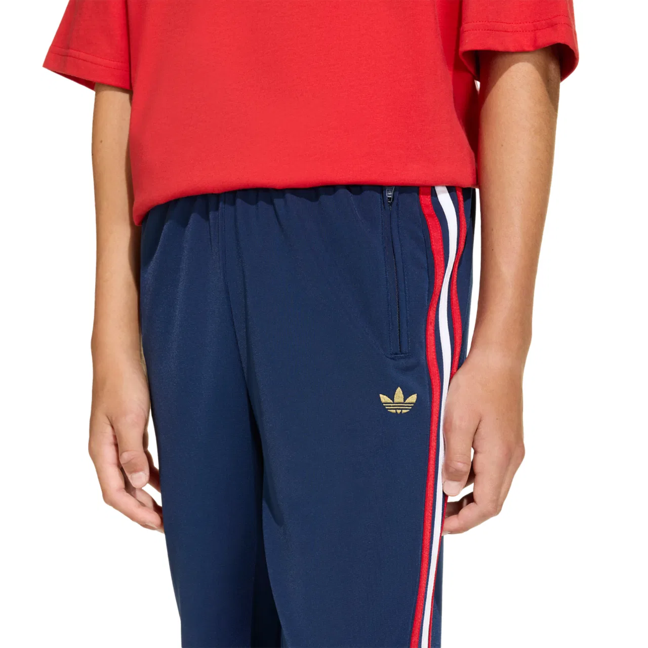 Спортивные брюки для мальчиков Firebird Adidas, цвет Night Indigo/Dark Football Gold — фото 4
