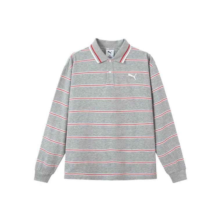 Детское поло PUMA, Gray Tone