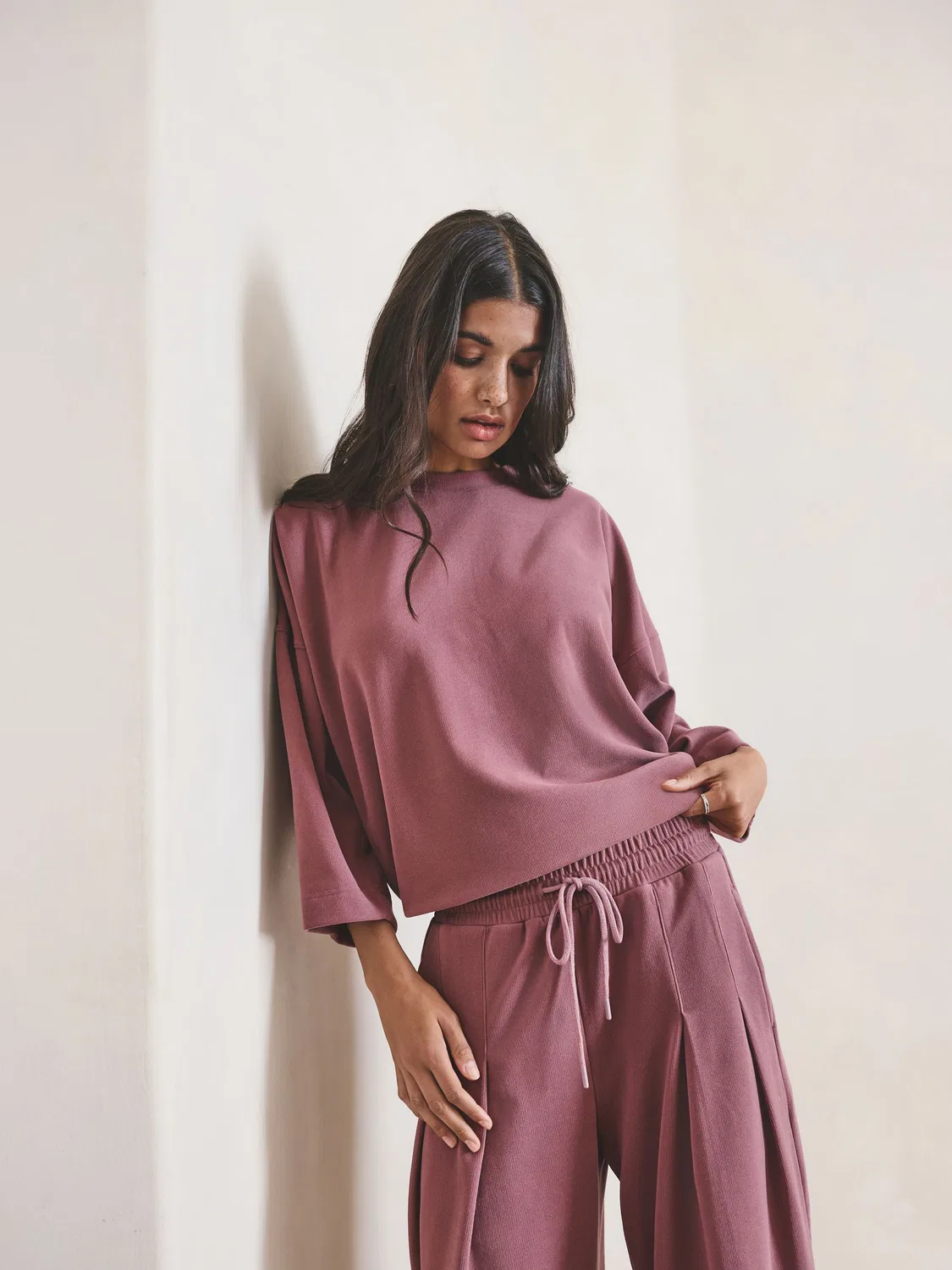 Свитшот с широкими рукавами Rose Pink Next, Розовый