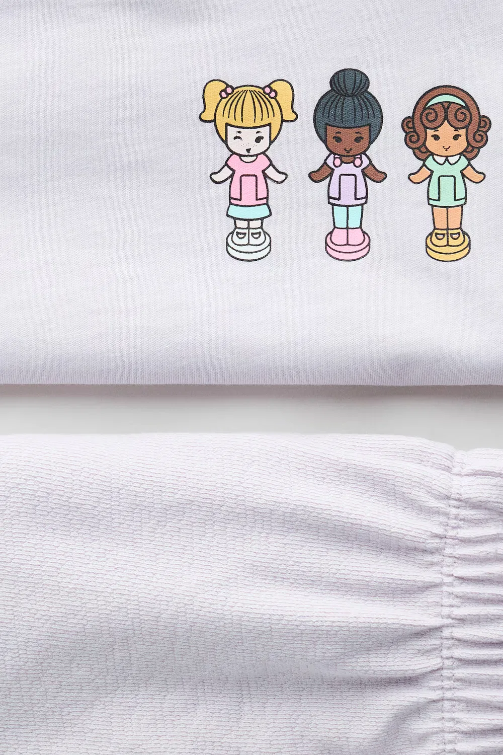 Хлопковый комплект из 2 предметов с принтом H&M, Flieder/Polly Pocket — фото 3