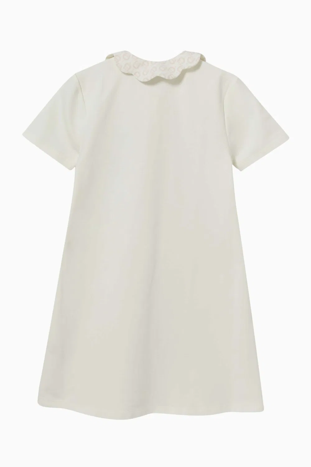 Платье-рубашка с волнистым краем Scallop Shirt Dress AIGNER, белый — фото 2
