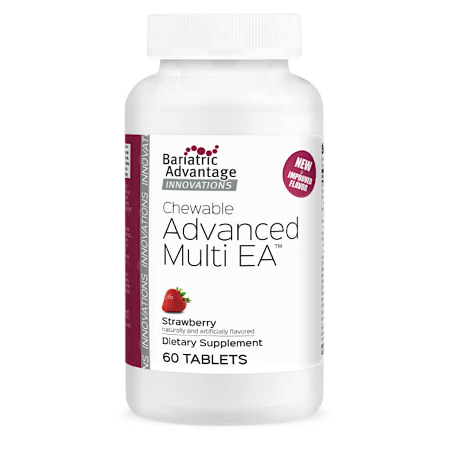 

Мультивитамины для людей после бариатрической операции Bariatric Advantage Chewable Multi EA Strawberry, 60 таблеток